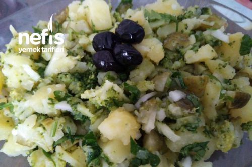 Patatesli Brokolili Salata Tarifi