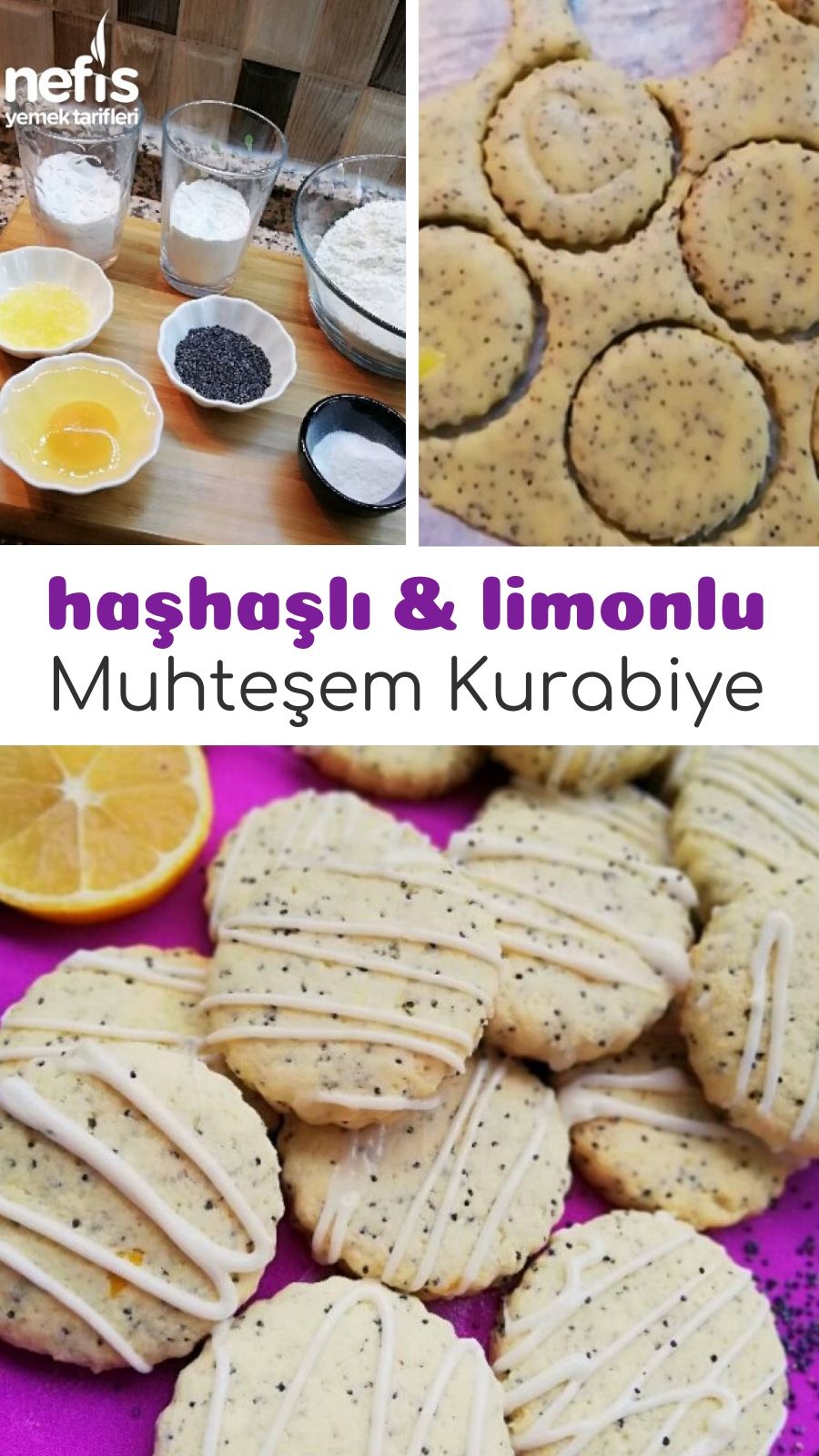 Haşhaşlı Limonlu Kurabiye Nefis Yemek Tarifleri 6596197