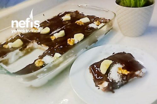 En Kolay Çikolatalı Etimek Tatlısı (Hem Şerbetli Hem Çikolata Efsanesi) Tarifi