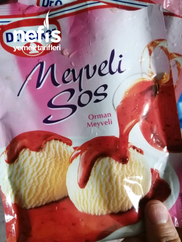 Orman Meyveli Kedi Dili Pasta