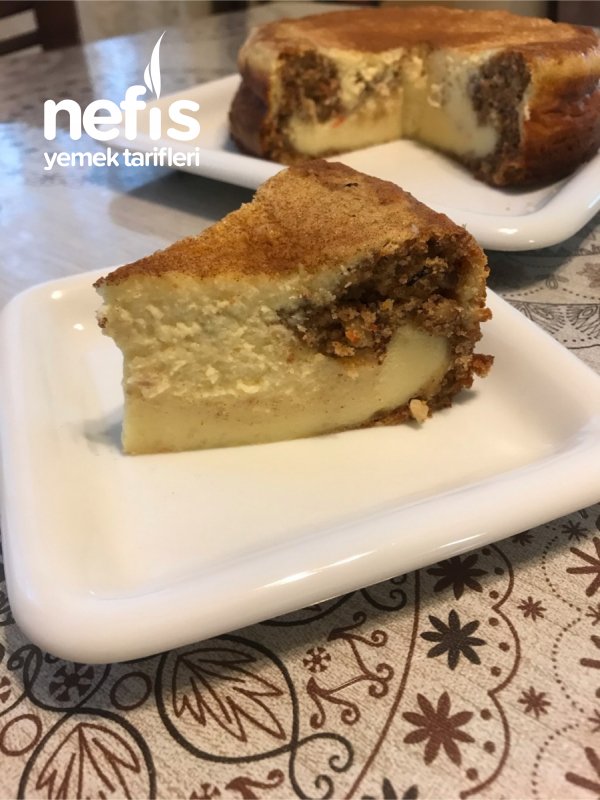 Cheesecake’li Havuçlu Kek (Kremasız)