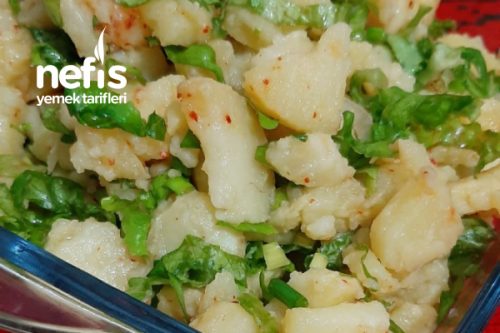 Kolay Patates Salatası (Pratik Lezzetli Ekşili İyiki Var Diyebileceğimiz Bir Salata) Tarifi