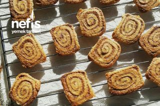 Cinnamon Rolls Cookies (Tarçınlı Rulo Kurabiye) Tarifi