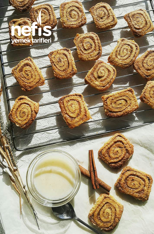 Cinnamon Rolls Cookies(tarçınlı Rulo Kurabiye)
