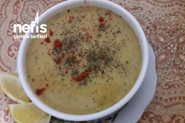 Lezzeti Tadında Süzme Mercimek Çorbası