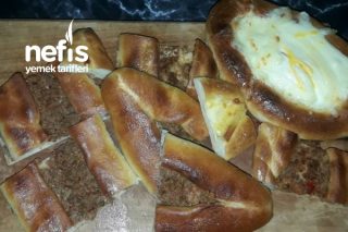 Kıymalı Kaşarlı Yumurtalı Pide Tarifi