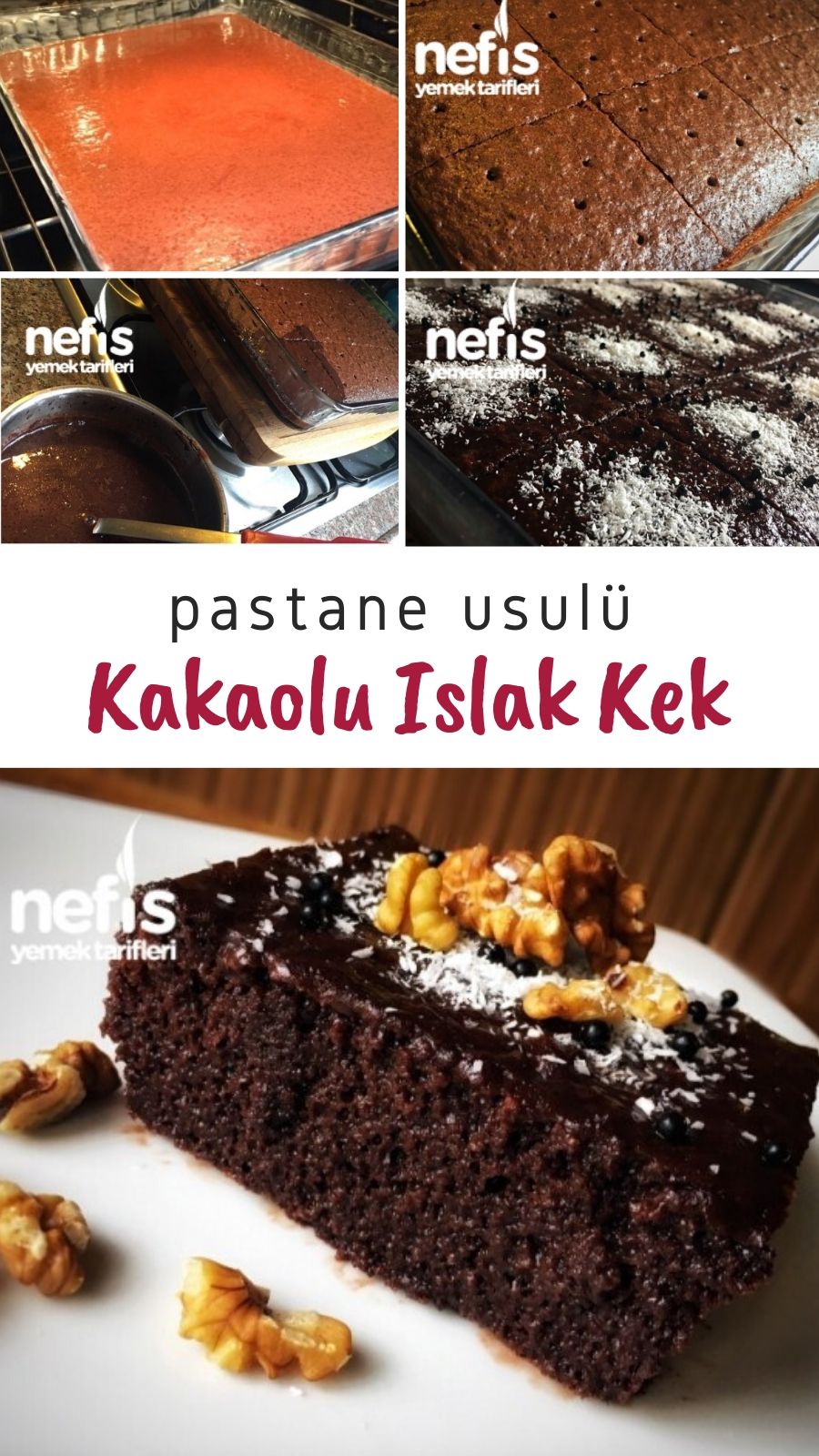 Pastane Usulü Kakaolu Islak Kek (Muhteşem) Yorumları Sayfa 9 Nefis