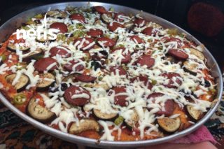 Patlıcanlı Ev Pizzası Tarifi