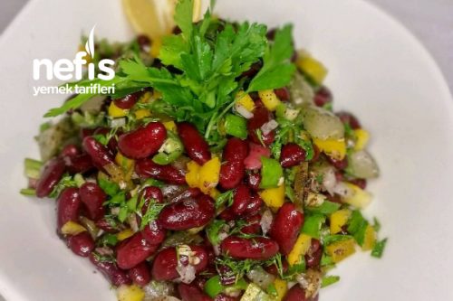 Kırmızı Fasulye Salatası (Videolu) Tarifi