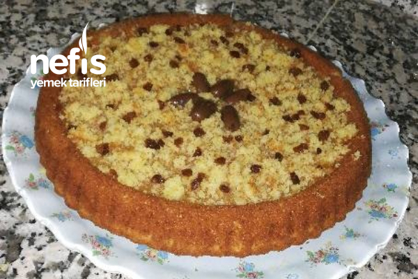 Tart Kalıbında Portakallı Kek