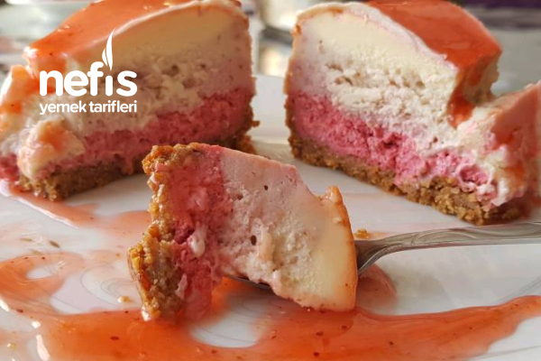 Dört Renkli Cheesecake Nefis Yemek Tarifleri