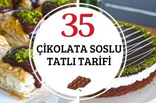 Çikolata Soslu En Güzel 35 Tatlı Tarifi