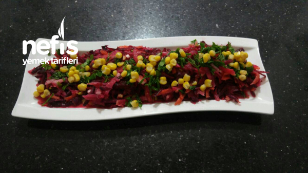 Turşu Tadında Nefis Şalgam Salatası