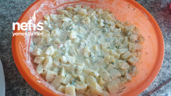 Muhteşem Yoğurtlu Köz Biberli Patates Salatası