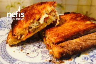 İki Peynirli Köy Ekmeğinde Çıtır Tost Tarifi