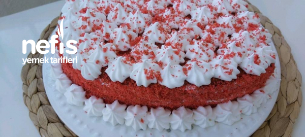 Kırmızı Kalpli Pasta Yapımı / Bu Pastayı Yapmak O Kadar Kolay Ki ( Videolu )