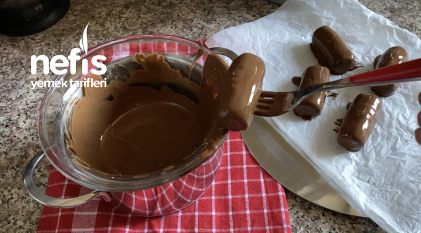 Nefis Çikolata Kaplı Kestane Şekeri Yapımı