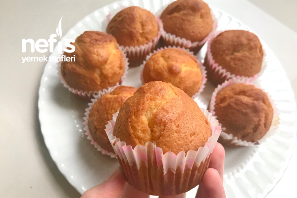Portakallı Muffin Top Kek Tarifi (Videolu)