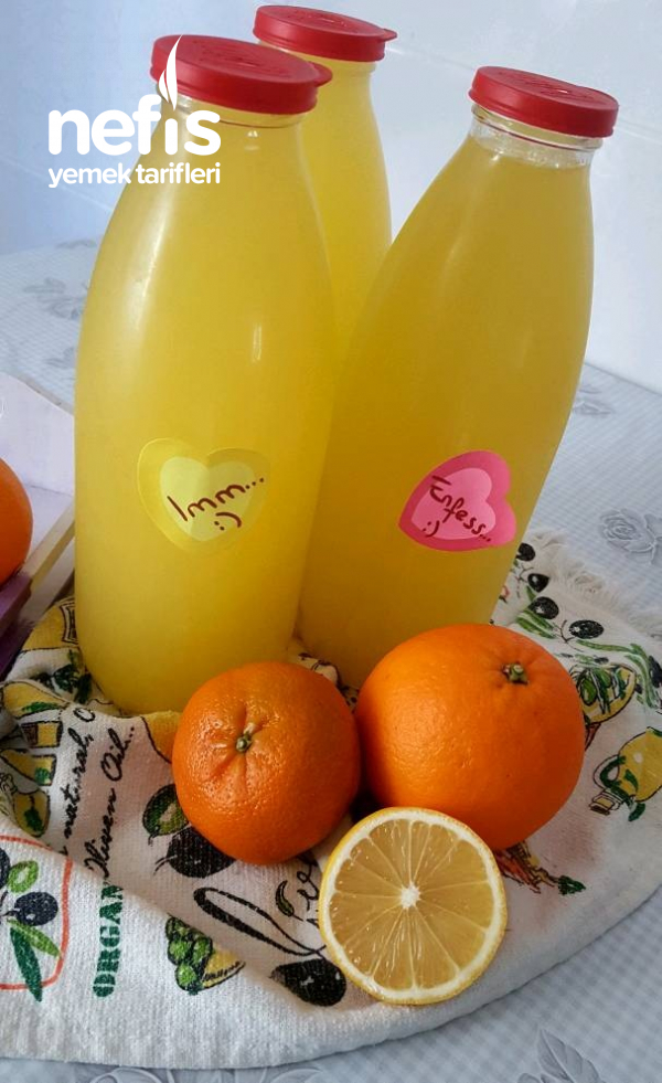 Az Malzemeli Bol Vitaminli Enfes Limonata