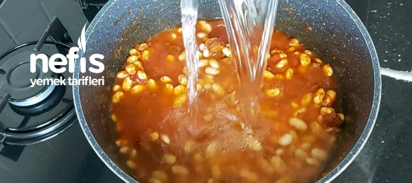 Etli Kuru Fasulye Tarifi /fasulyenin Kabuğu Soyulmadan Nasıl Pişirilir ( Videolu )