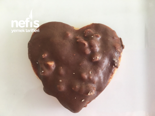 Çikolatalı Kalpli Kurabiye ️ Sevgililer Günü Özel (Videolu)