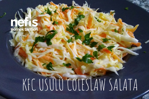 Kfc Usulü Coleslaw Salata (Videolu)