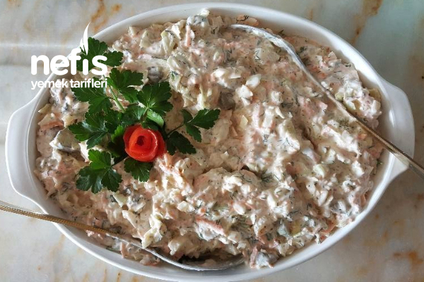 Beyaz Gelincik (Nalan’ın Coleslaw’ı) Tarifi