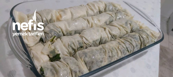 Beşamel Soslu Krep Lezzetinde Ispanaklı Börek