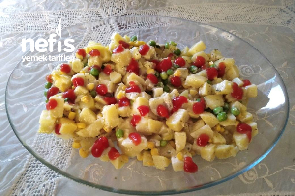 Bezelyeli Patates Salatası Tarifi