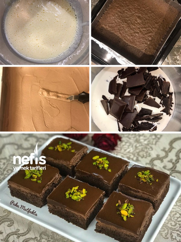 Borcamda Pratik Yaş Pasta Nefis Yemek Tarifleri
