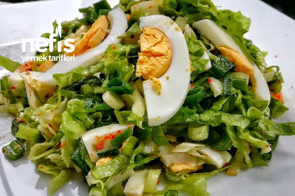 Kahvaltılarınız İçin Nefis Yumurta Salatası(videolu Tarif)
