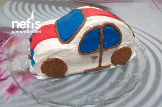 Araba Şeklinde Doğum Günü Pastası Tarifi