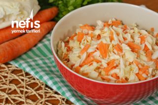Coleslaw Salata Tarifi - Nasıl Yapılır? (videolu)