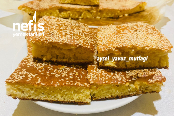 Sini Ekmeği (Tuzlu Kek) İster Kahvaltılık İster 5 Çayı Bir Tepsi Asla Yetmez Tarifi
