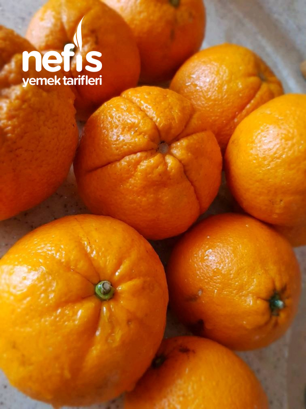 Kekler Ve Kurabiyeler İçin Portakal Kabuğu Muhafaza Etme