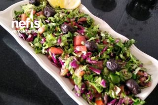 Salata (Bol Malzemeli Ve Her Lezzetin Yanına Uygun) Tarifi