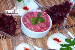 Yoğurtlu Kırmızı Pancar Salatası Tarifi (Videolu)