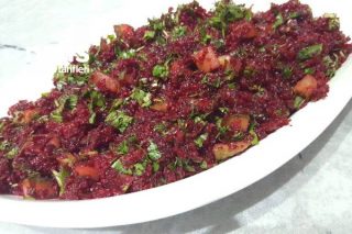 Elmalı Kırmızı Pancar Salatası Tarifi