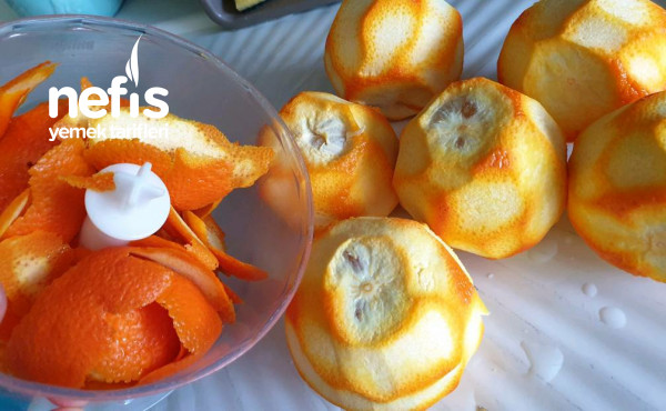 Kek Ve Kurabiyeler İçin Buzlukta Portakal Kabuğu