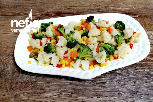 Brokoli Karnabahar Salata (İkea Salata) Tarifi