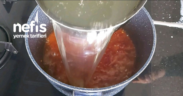 Erişteli Yeşil Mercimek Çorbası ( videolu )