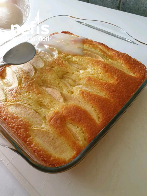 Soslu Elmalı Kek Nefis Yemek Tarifleri 7124758
