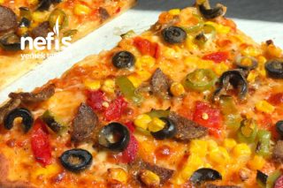 3-4 Kişilik Nefis Pizza Tarifi