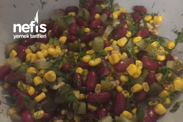 Meksika Fasülyesi Salatası Tarifi