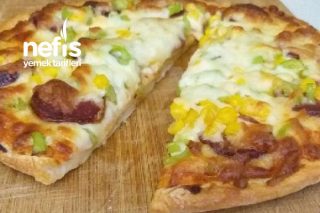 Bazlama Ekmeği İle Şipşak Pizza Tarifi