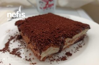 Muhallebili Çikolatalı Bisküvi Pastası Tarifi