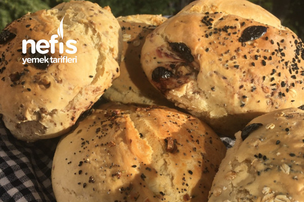 Sarımsaklı, Cevizli, Zeytinli Ekmek