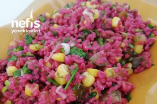 Rengarenk Bulgur Salatası (Videolu) Tarifi