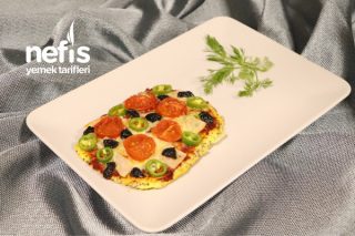 Unsuz Proteinli Kolay Pizza Tarifi