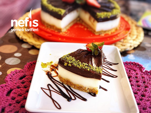 Gerçeğini Aratmayan Yalancı Cheesecake (İrmiksiz)